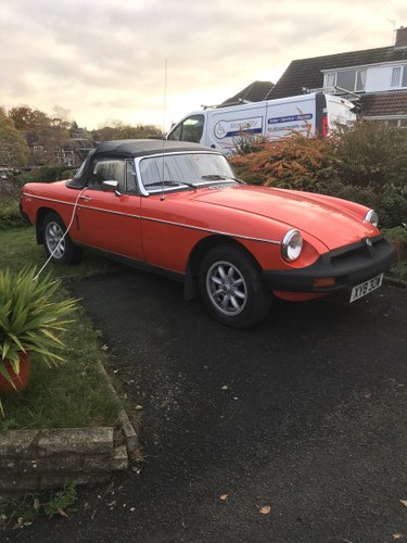 1981 MGB For Sale