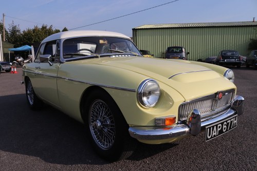 1968 MGC Roadster,UK car in Primrose SOLD