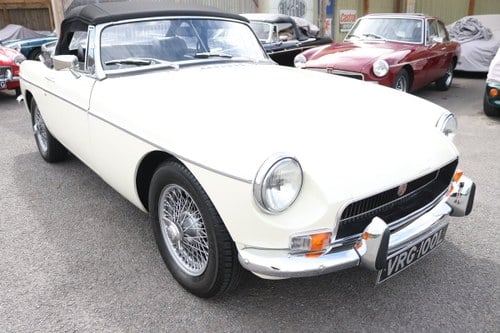 1972 MGB Roadster ,HERITAGE SHELL, AS NEW. SOLD