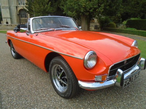 1971 MGB Roadster, 1800cc B series + Overdrive For Sale