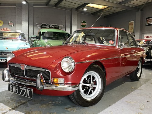 1972 MGB GT Damask Red, same family for 25 years SOLD