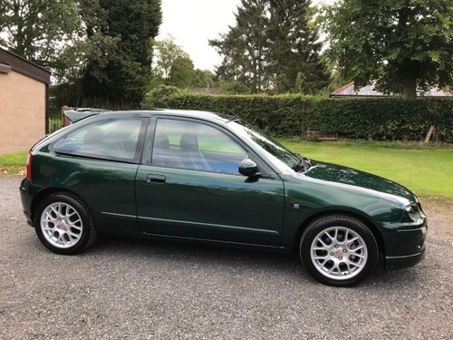2003 MG ZR IN GREEN JUST 4447 MILES ** CONCOURS SHOW CAR ** VENDUTO