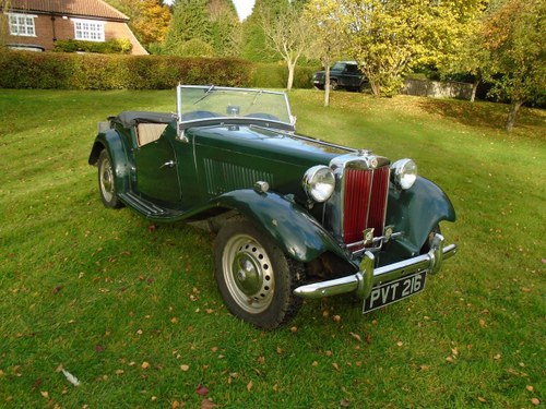 1951 MG TD  SOLD