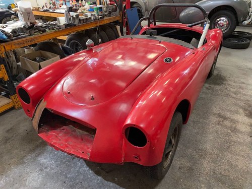 1962 MGA ex-race car project, US import SOLD