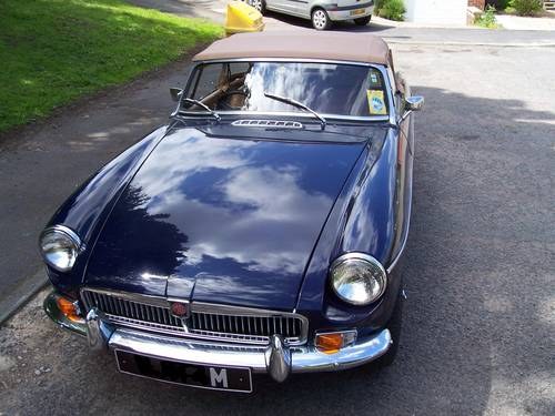 1974 MGB in gorgeous Midnight Blue SOLD