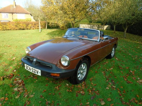 1979 MGB Roadster ~ Offers invited SOLD
