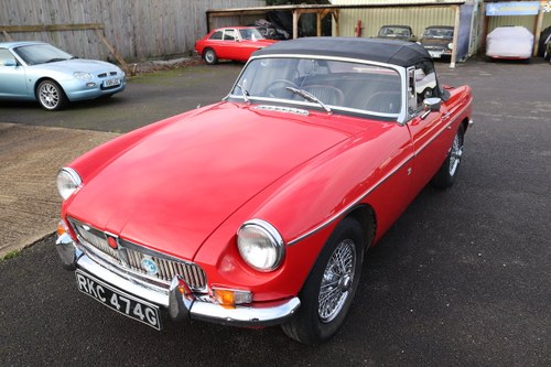 1968 MGB Roadster MK2, Chrome wires For Sale