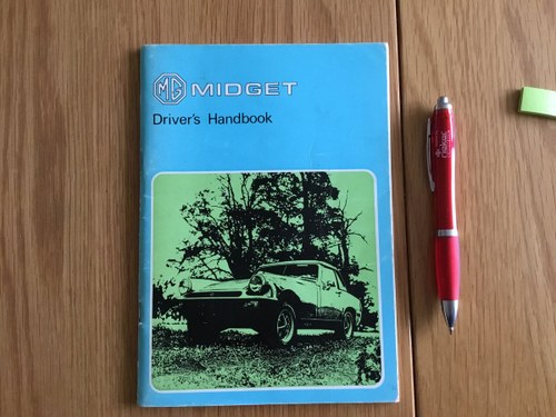 1977 MG Midget drivers handbook VENDUTO