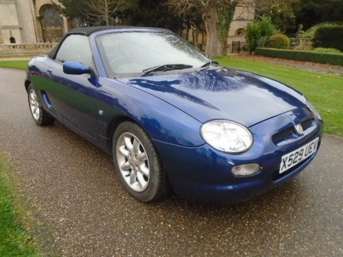 2000 MGF 1.8i convertible. For Sale