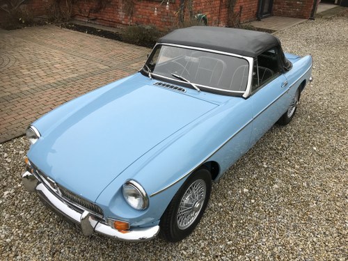 1963 MGB Roadster, Pull Handle, Wire Wheels, O/D For Sale