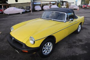 1981 MGB Roadster in Snapdragon, 2 owners from new, Full history SOLD