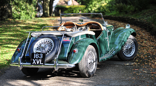 1953 LHD Green over Tan MG TF For Sale