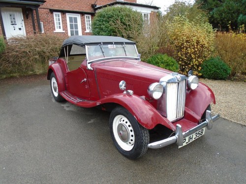 1953 MG TD for Sale - Matching Numbers SOLD