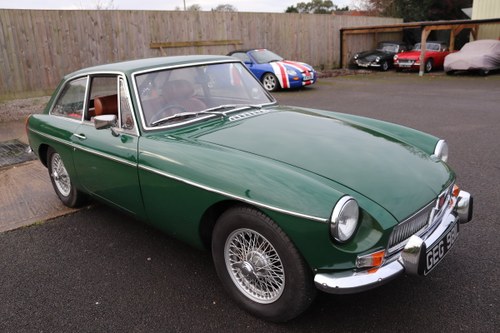 1972 MGB GT Restored in BRG,Wires and overdrive SOLD