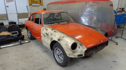 1974 MG BGT Restoration project In vendita