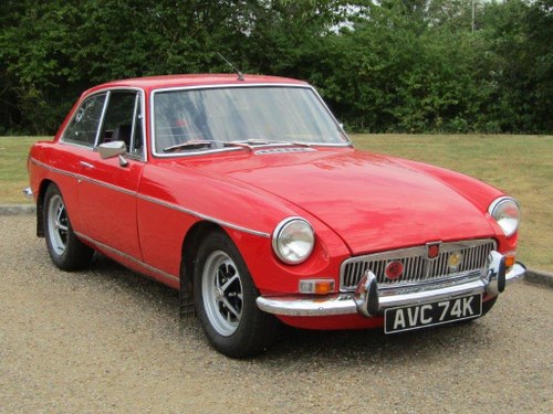 1972 MG B GT NO RESERVE at ACA 27th and 28th February For Sale by Auction
