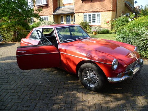 1968 Flame Red MGB-GT For Sale