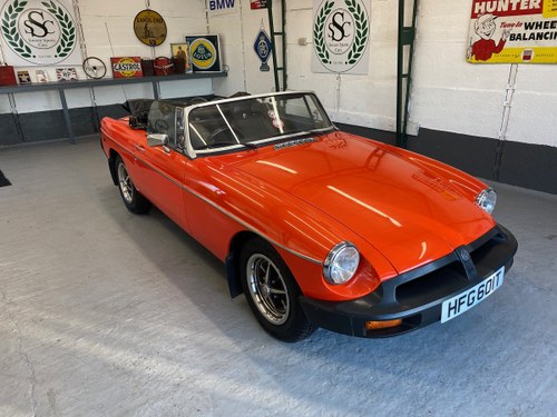 1978 MGB Roadster with Power steering upgrade For Sale