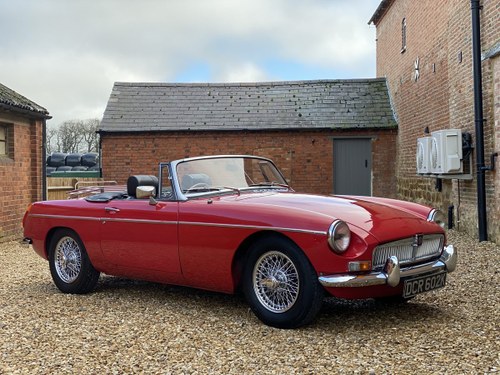1972 MGB Roadster, Only 48,000 Miles, 3 Previous Owners VENDUTO
