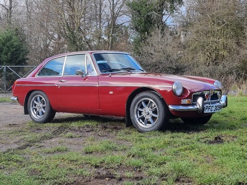 MG B GT, 1974, Damask Red, FULL HISTORY SOLD