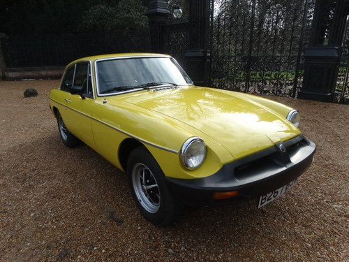 1980 MGB GT *ONLY 26,000 GENUINE MILES* SOLD