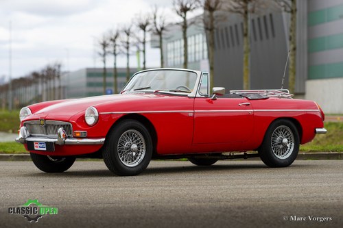 1970 Nice MGB roadster with Overdrive (LHD) For Sale