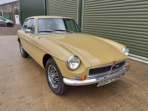 1974 MG MGB GT V8 low mileage, unrestored VENDUTO