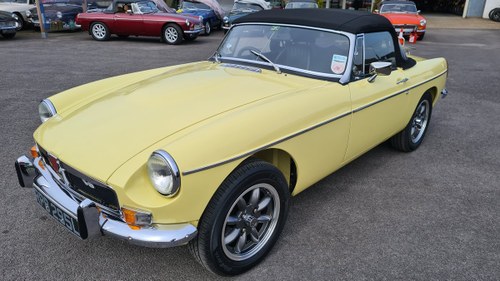 1973 MGB V8 Roadster to Concours standard, 52K Build cost SOLD