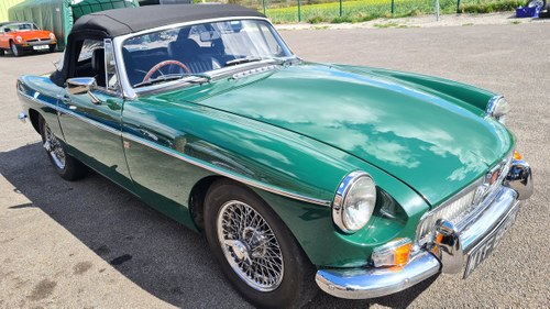 1972 MGB Roadster, HERITAGE SHELL in BRG SOLD