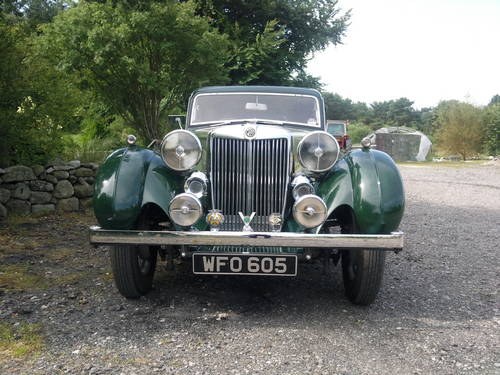 1939 MG SA 4 DOOR SALOON VERKAUFT