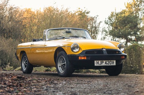 1980 MG B Roadster For Sale by Auction