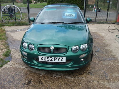 2002 MG ZR+ 1.4 For Sale