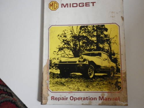 Repair operation manual In vendita