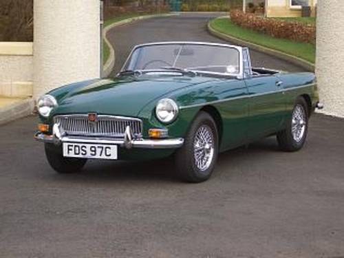 1965 'THE FINEST AVAILABLE MG 'B' ROADSTER IN THE UK' For Sale