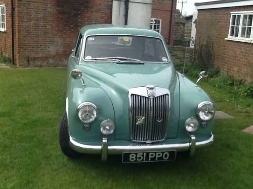 1956 Mg ZA magnette right hand drive export model SOLD