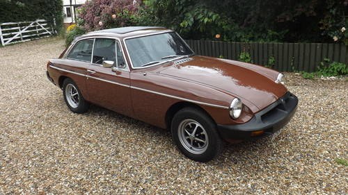 1981 Mint Condition MGB GT Webasto roof SOLD