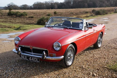 1972 MGB Roadster For Hire