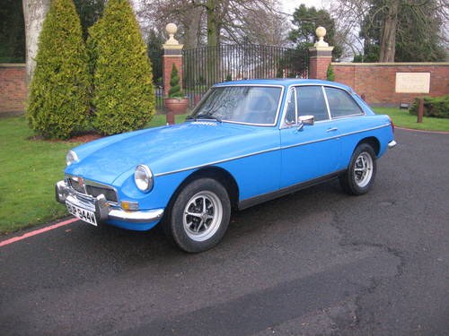 1980 MGB GT 1798cc BLUE For Sale