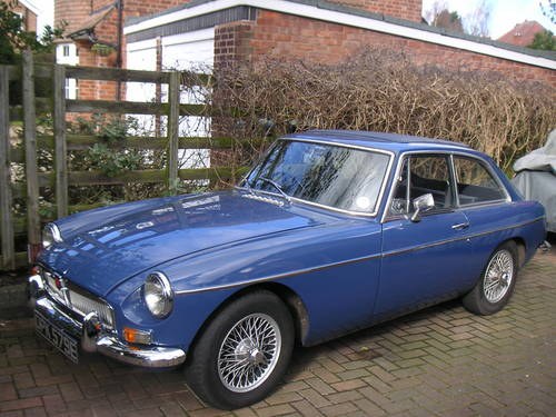 1967 MGB GT Webasto sunroof wire wheels overdrive SOLD