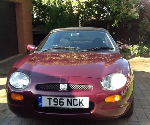 1999 MG MGF  1800i with personal reg no In vendita