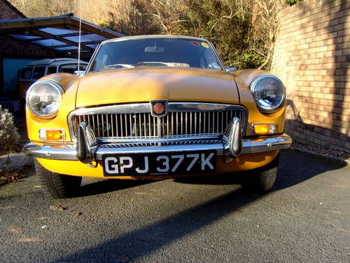 1971 MGB GT: Easy Project Car SOLD