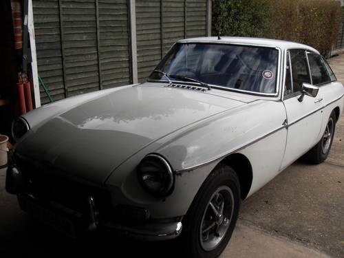 1973 Classic MGB GT project for partial restoration SOLD