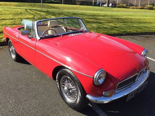 1978 Beautifully restored MGB: REDUCED SOLD