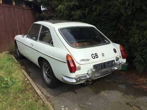 1970 White MGB GT Needs TLC SOLD