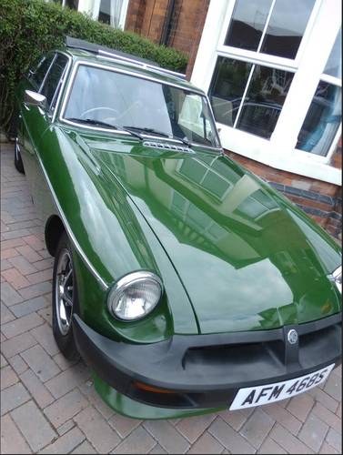 1977 Brooklands green, Webasto Mgb Gt SOLD