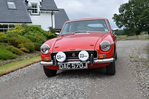 1971 RALLY PREPARED MGB GT SOLD