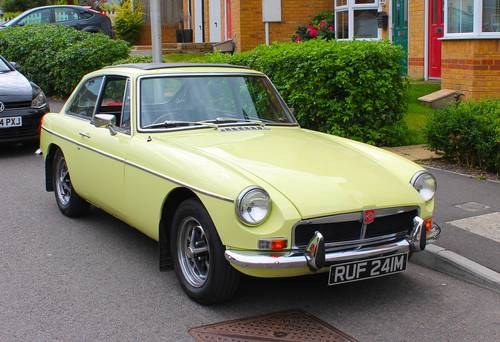 Lovely MGB GT (1973) with overdrive. Tax exempt. F VENDUTO
