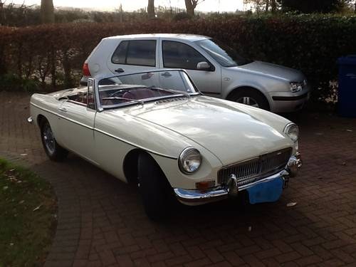 1969 Mgb roadster snowberry white, very original SOLD