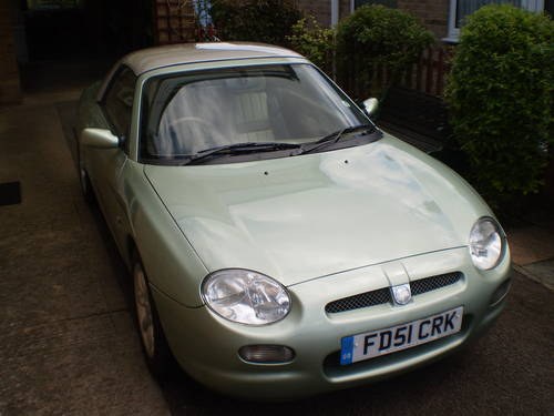 2001 MGF 1.8 Non VVC SOLD