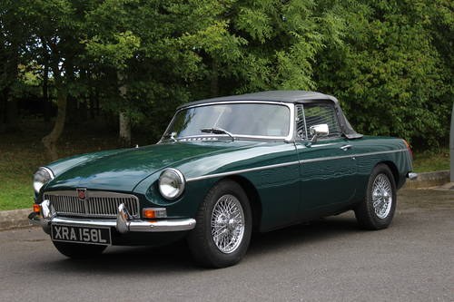 1972 MGB 1.8 ROADSTER - OVERDRIVE. For Sale